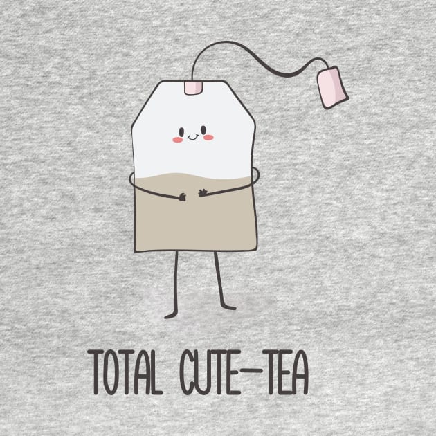 Total Cute-tea, Funny Cute Tea Bag by Dreamy Panda Designs